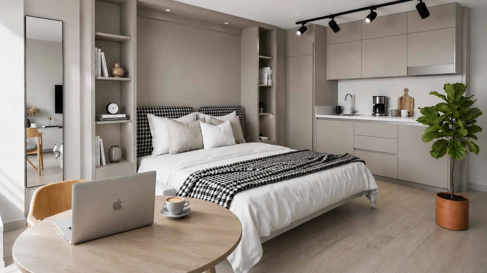 Recámara del apartamento modelo